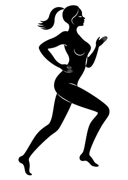 身材苗条的女士正在跑步图片 身材苗条的女士正在跑步图片下载