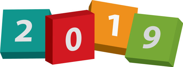 摩登多彩的新年快乐2019图片 摩登多彩的新年快乐2019图片下载