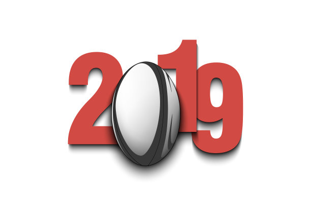 新年数字2019和橄榄球图片 新年数字2019和橄榄球图片下载
