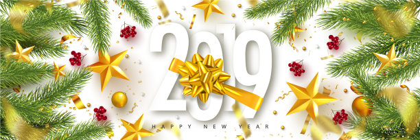 2019新年快乐普世背景图片 2019新年快乐普世背景图片下载