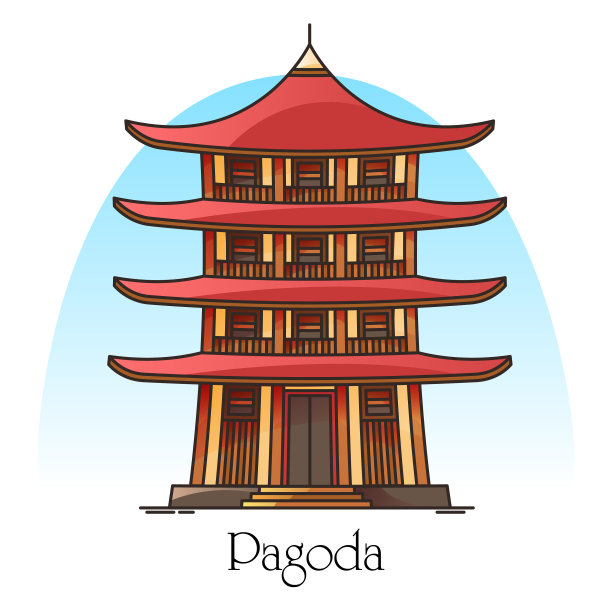 日本或中国的宝塔或日本的建筑图片 日本或中国的宝塔或日本的建筑图片下载