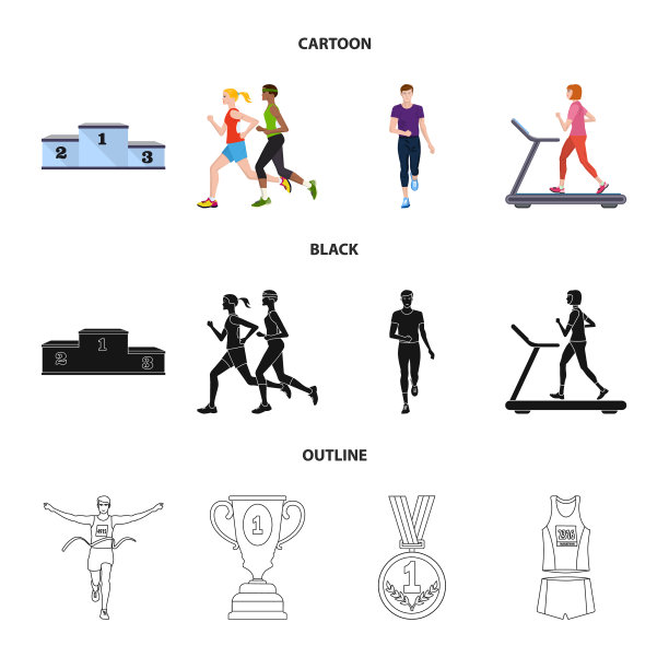 设计一套运动和冠军标志图片 设计一套运动和冠军标志图片下载