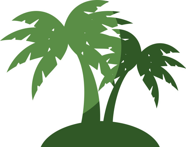 热带棕榈图标图片 热带棕榈图标图片下载