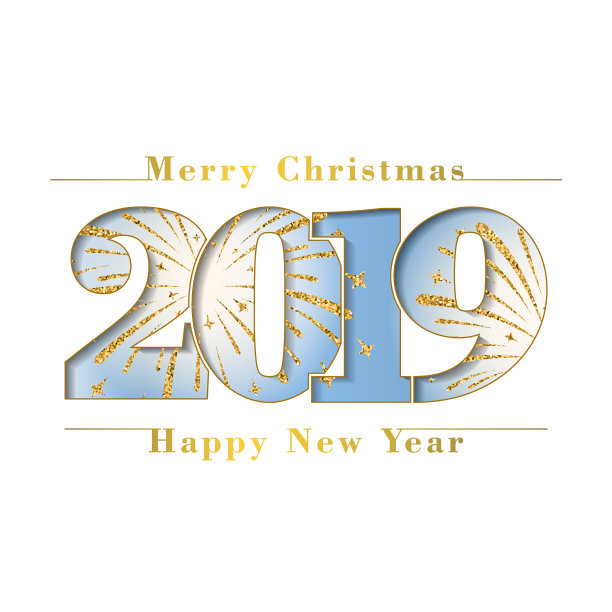 新年快乐圣诞贺卡蓝号码图片 新年快乐圣诞贺卡蓝号码图片下载