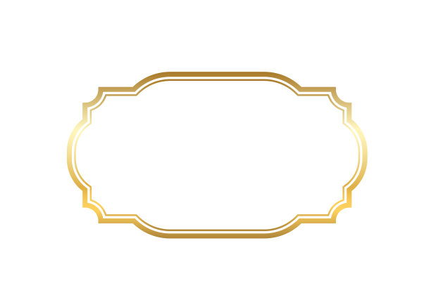 金框漂亮简单的金色设计图片 金框漂亮简单的金色设计图片下载