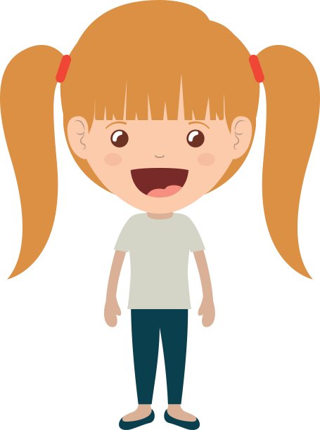 女孩的卡通设计图片 女孩的卡通设计图片下载
