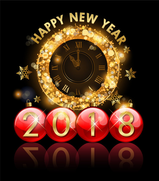 2018年新年金钟和信件来了图片 2018年新年金钟和信件来了图片下载