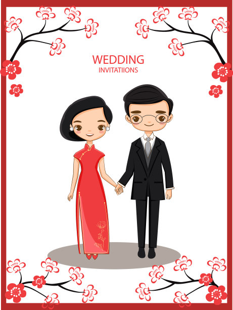 可爱的中国新娘和新郎的婚礼图片 可爱的中国新娘和新郎的婚礼图片下载