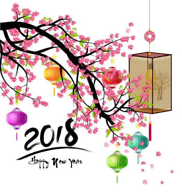祝你2018年新年快乐图片 祝你2018年新年快乐图片下载