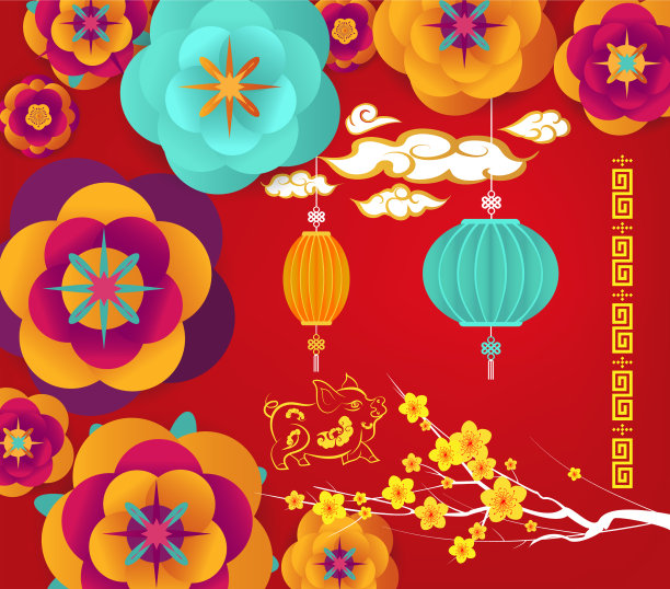 2019中国新年花灯绽放图片 2019中国新年花灯绽放图片下载