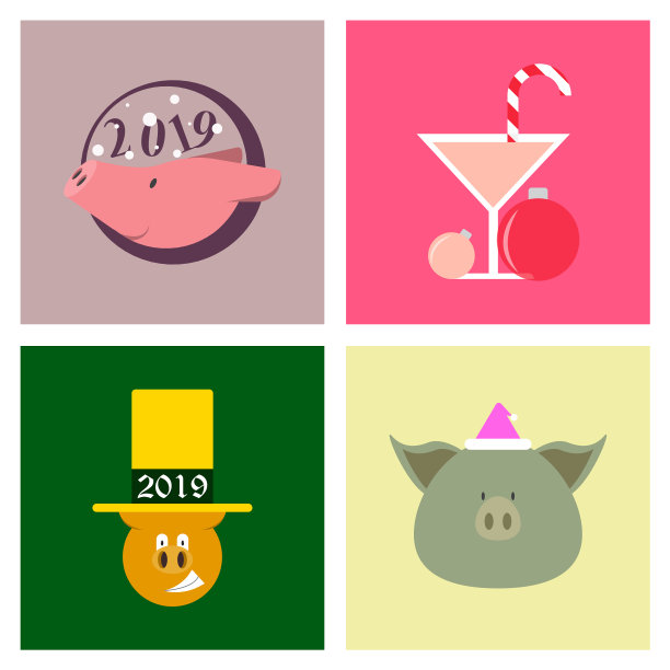 2019年新年贺卡庆祝活动快乐图片 2019年新年贺卡庆祝活动快乐图片下载