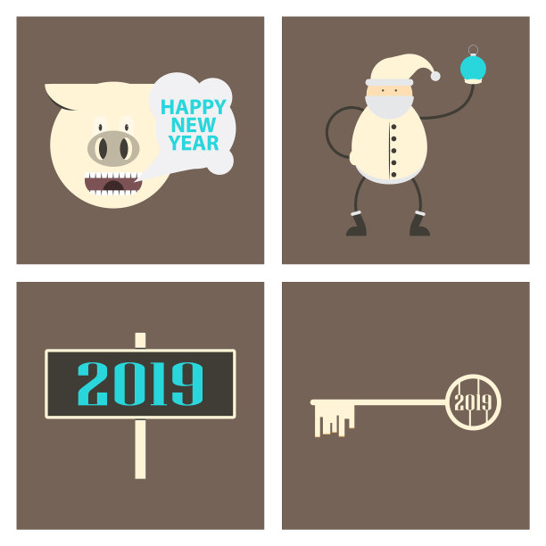 2019年新年贺卡庆祝活动快乐图片 2019年新年贺卡庆祝活动快乐图片下载