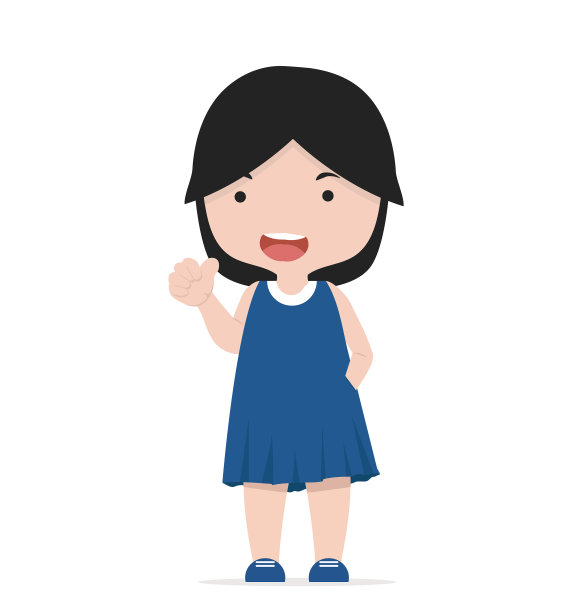 小女孩对角色竖起大拇指图片 小女孩对角色竖起大拇指图片下载