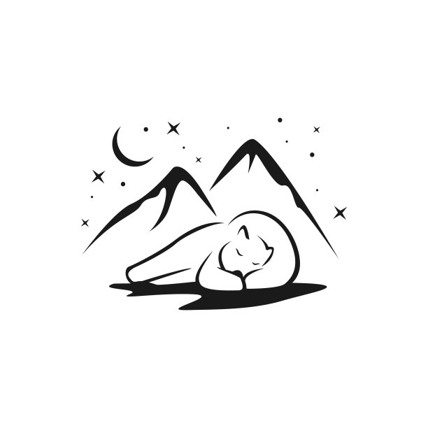 侧影睡觉的熊孤立在白色图片 侧影睡觉的熊孤立在白色图片下载