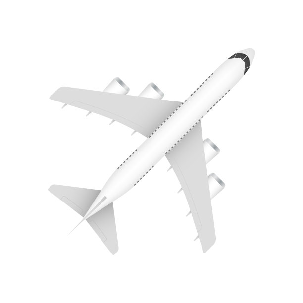 白色背景上的白色飞机图片 白色背景上的白色飞机图片下载