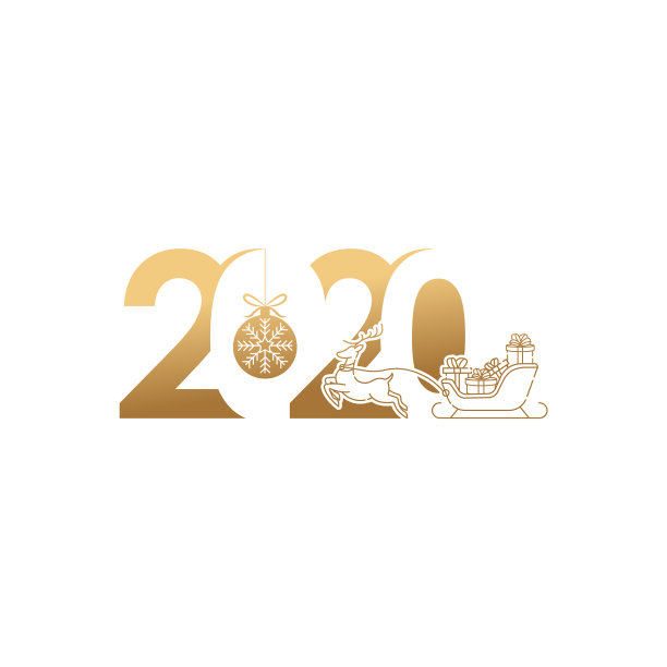 2020彩色文字孤立在白色背景图片 2020彩色文字孤立在白色背景图片下载