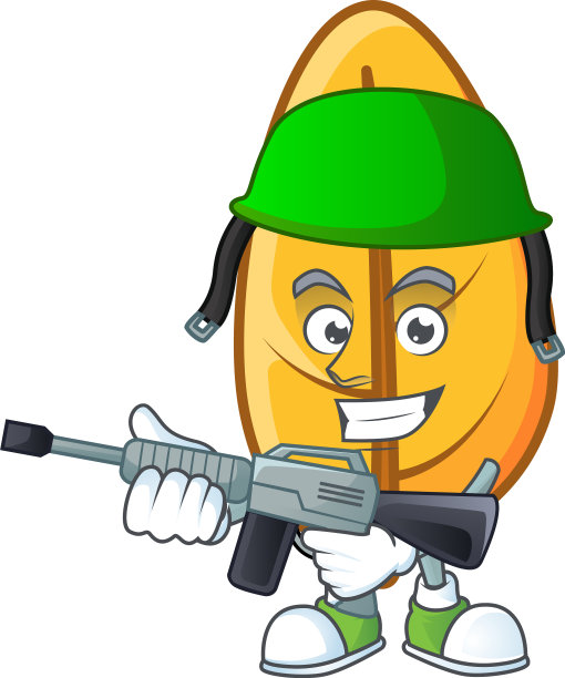 吉祥物一支秋叶黄叶的军队图片 吉祥物一支秋叶黄叶的军队图片下载