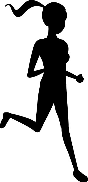 年轻漂亮的女人慢跑运动偶像形象图片 年轻漂亮的女人慢跑运动偶像形象图片下载
