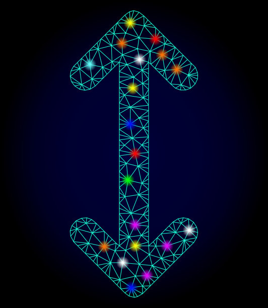 用多边形网格垂直交换箭头图片 用多边形网格垂直交换箭头图片下载