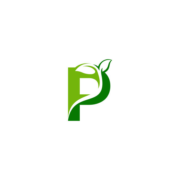 绿叶和首字母p组合图片 绿叶和首字母p组合图片下载
