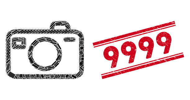 照片相机马赛克和垃圾9999密封与图片 照片相机马赛克和垃圾9999密封与图片下载