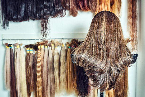 Premium hair extension调色板颜色样本从金发到图片 Premium hair extension调色板颜色样本从金发到图片下载