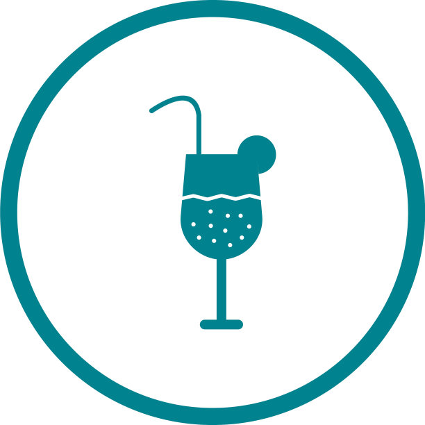 美丽的饮料字形图标图片 美丽的饮料字形图标图片下载