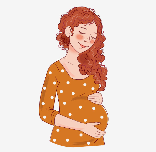 孕妇梦到孩子。母亲和怀孕矢量插图图片 孕妇梦到孩子。母亲和怀孕矢量插图图片下载