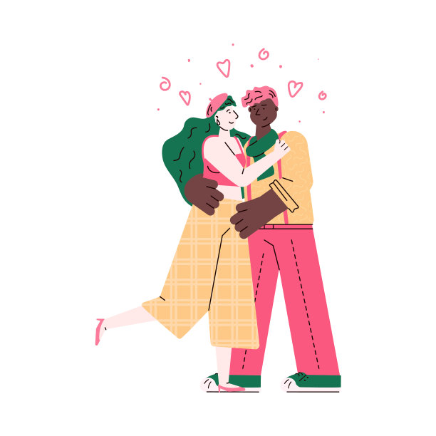 爱的混血夫妇-女人和男人拥抱图片 爱的混血夫妇-女人和男人拥抱图片下载