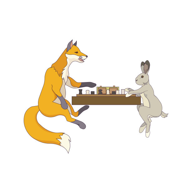 狐狸和野兔在玩象棋在白色孤立的背景卡通风格,矢量股票插图,爱好游戏的概念,动物的森林,检疫消遣,野生动物,休闲和友谊。图片 狐狸和野兔在玩象棋在白色孤立的背景卡通风格,矢量股票插图,爱好游戏的概念,动物的森林,检疫消遣,野生动物,休闲和友谊。图片下载