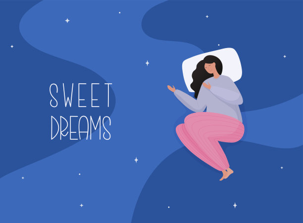 穿着睡衣的年轻女子睡在柔软的枕头上。美梦甜蜜,健康理念良好。图片 穿着睡衣的年轻女子睡在柔软的枕头上。美梦甜蜜,健康理念良好。图片下载