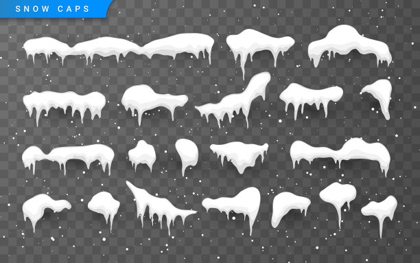 雪帽、雪球和雪堆形成雪帽图片 雪帽、雪球和雪堆形成雪帽图片下载