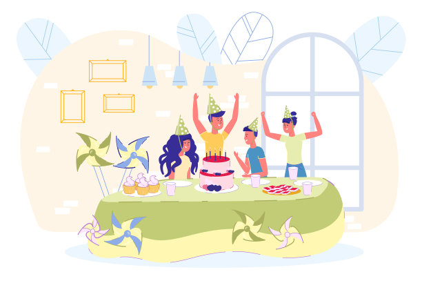 儿童节日生日聚会在家庆祝图片 儿童节日生日聚会在家庆祝图片下载