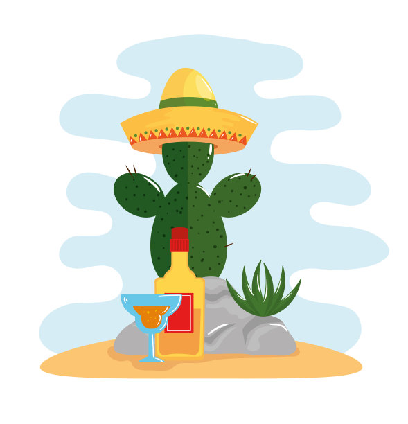 传统的图标设置cinco de Mayo图片 传统的图标设置cinco de Mayo图片下载