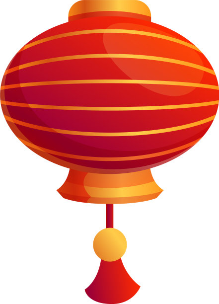丝绸中国灯笼图标卡通风格图片 丝绸中国灯笼图标卡通风格图片下载
