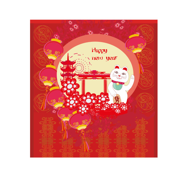 中秋节为中国新年-贺卡图片 中秋节为中国新年-贺卡图片下载