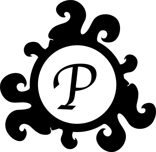 字母p装饰字母标志孤立上图片 字母p装饰字母标志孤立上图片下载