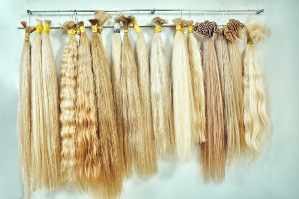 Premium hair extension调色板颜色样本从金发到图片 Premium hair extension调色板颜色样本从金发到图片下载