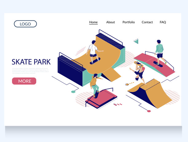 滑板公园网站登陆页面设计图片 滑板公园网站登陆页面设计图片下载