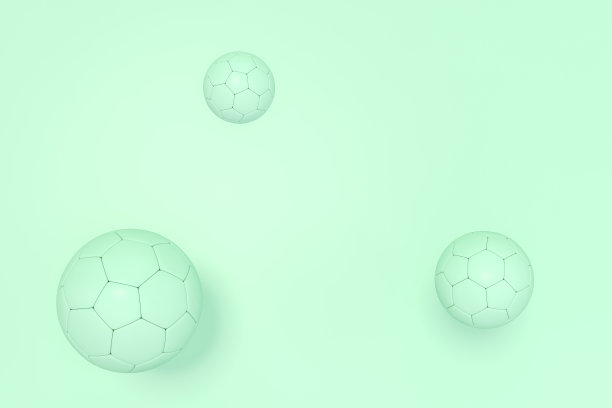 绿色足球足球在彩色背景3d渲染。3d插图足球节日简约风格的概念。图片 绿色足球足球在彩色背景3d渲染。3d插图足球节日简约风格的概念。图片下载