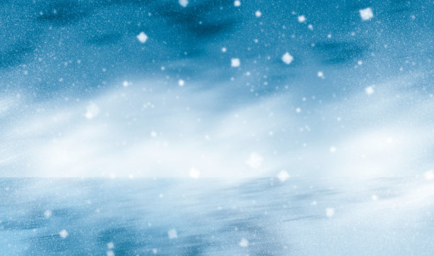 灯光以蓝色和雪为背景图片 灯光以蓝色和雪为背景图片下载