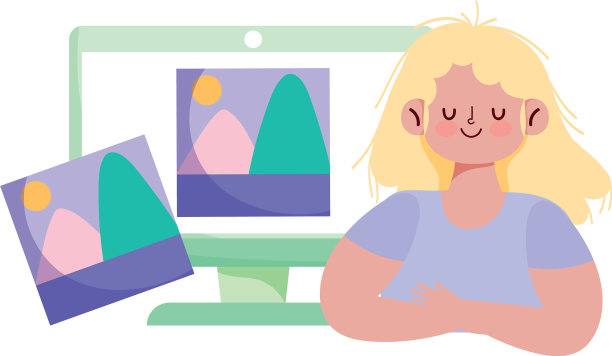 人们的创造力和科技女孩图片 人们的创造力和科技女孩图片下载