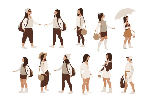 一组现代女孩女人图片 一组现代女孩女人图片下载