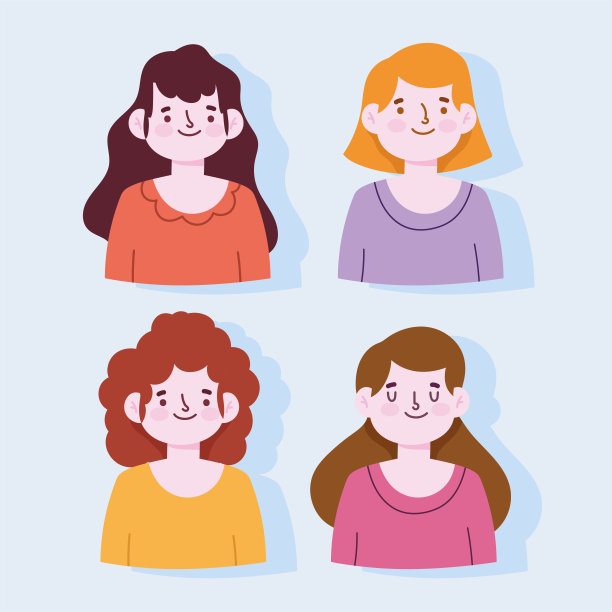 描绘卡通中的年轻女性女性角色图片 描绘卡通中的年轻女性女性角色图片下载
