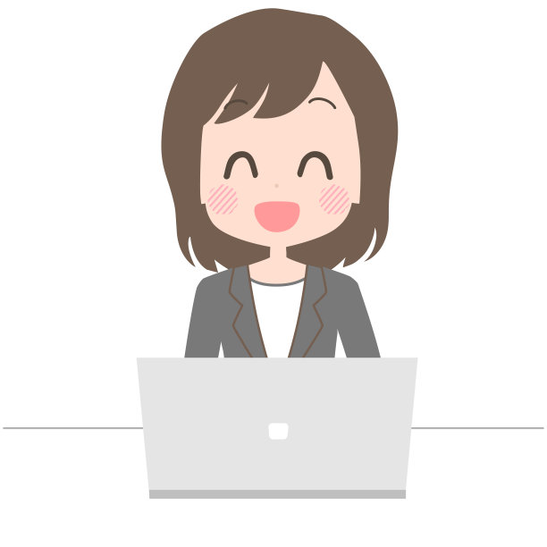 一个微笑着操作笔记本电脑的女商人图片 一个微笑着操作笔记本电脑的女商人图片下载