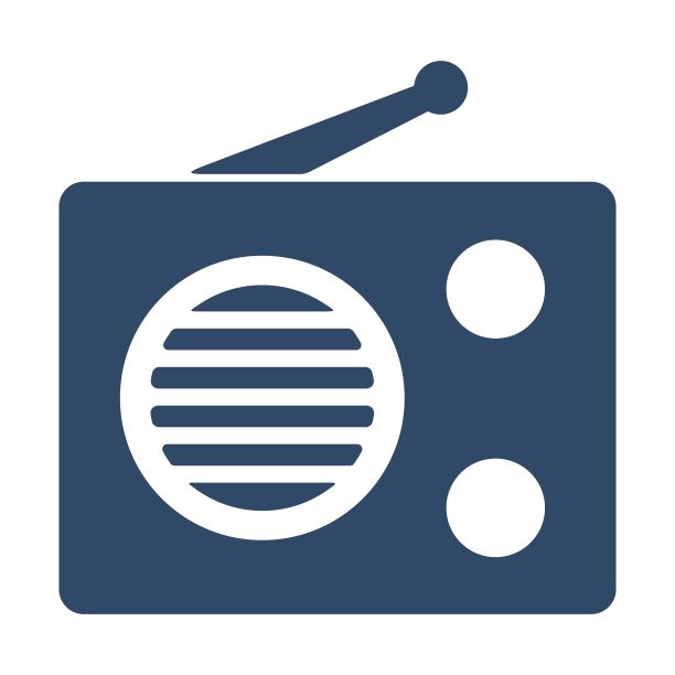 复古的无线图标。老式收音机的象征。图片 复古的无线图标。老式收音机的象征。图片下载