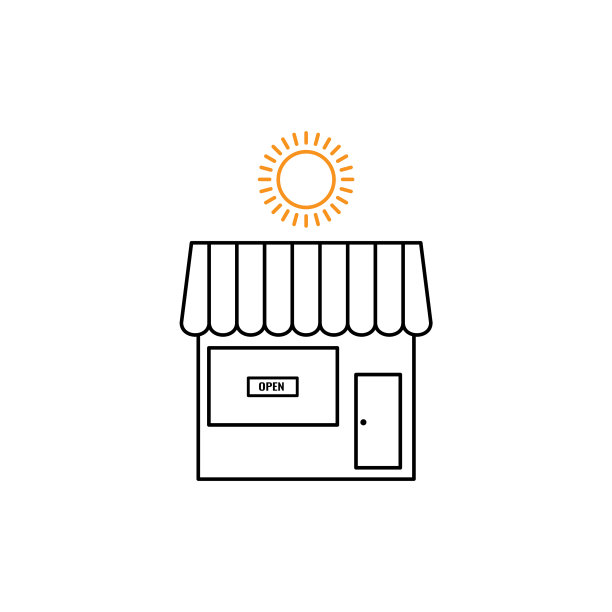商店开放设计模板图片 商店开放设计模板图片下载