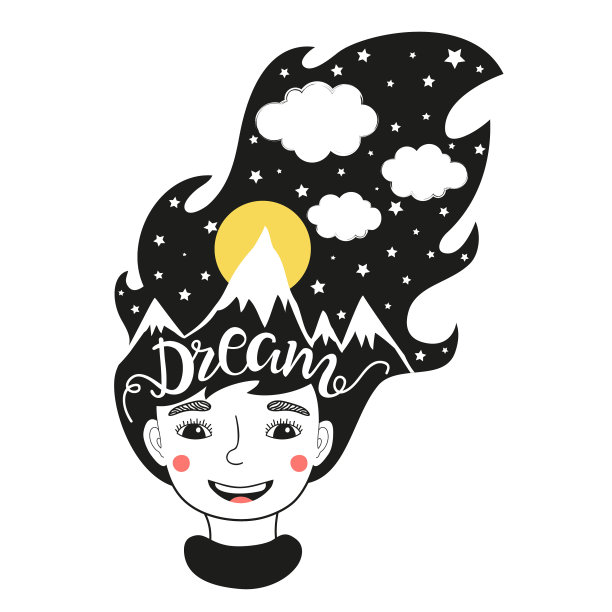 有山有月有星的女孩图片 有山有月有星的女孩图片下载