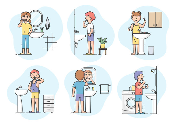 牙科和保健概念集图片 牙科和保健概念集图片下载