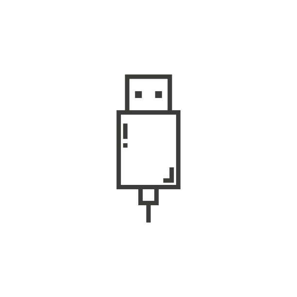 USB图标。平面设计中的矢量图片 USB图标。平面设计中的矢量图片下载